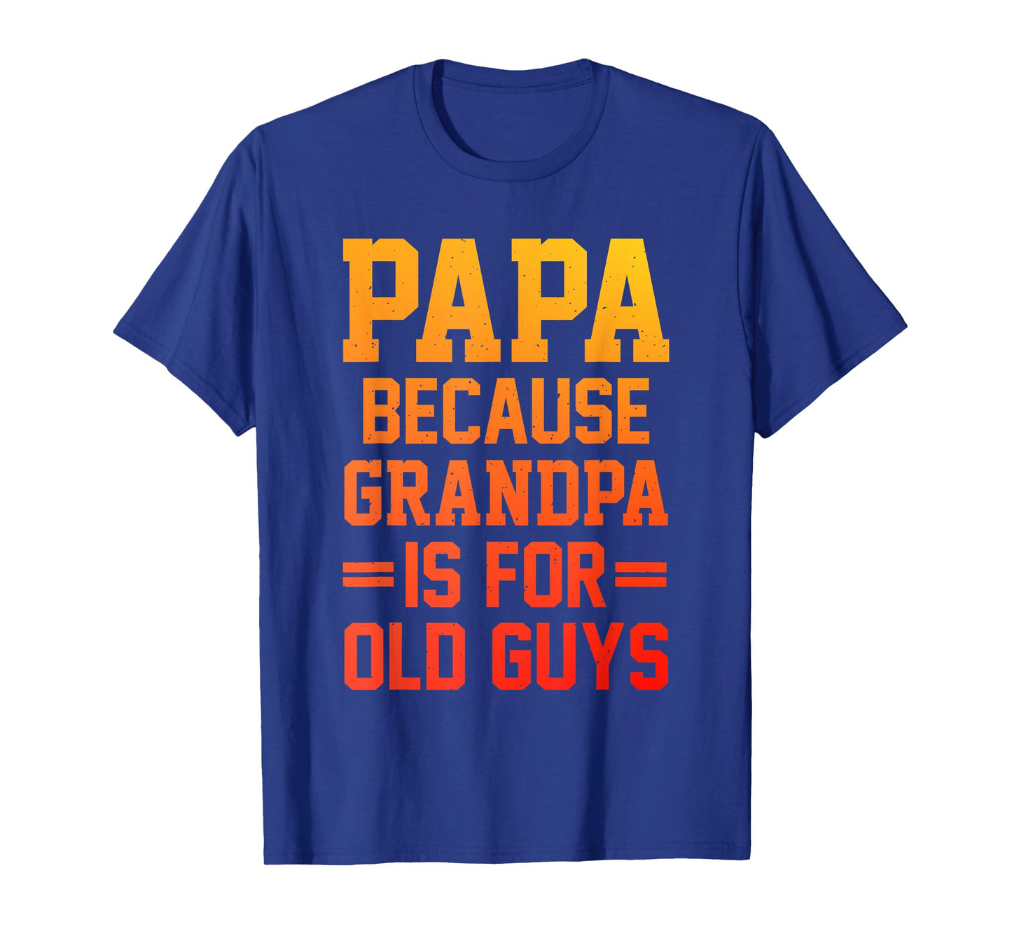 Papa Art for Grandpa Men from Grandkids Father's Day Papa T-Shirt