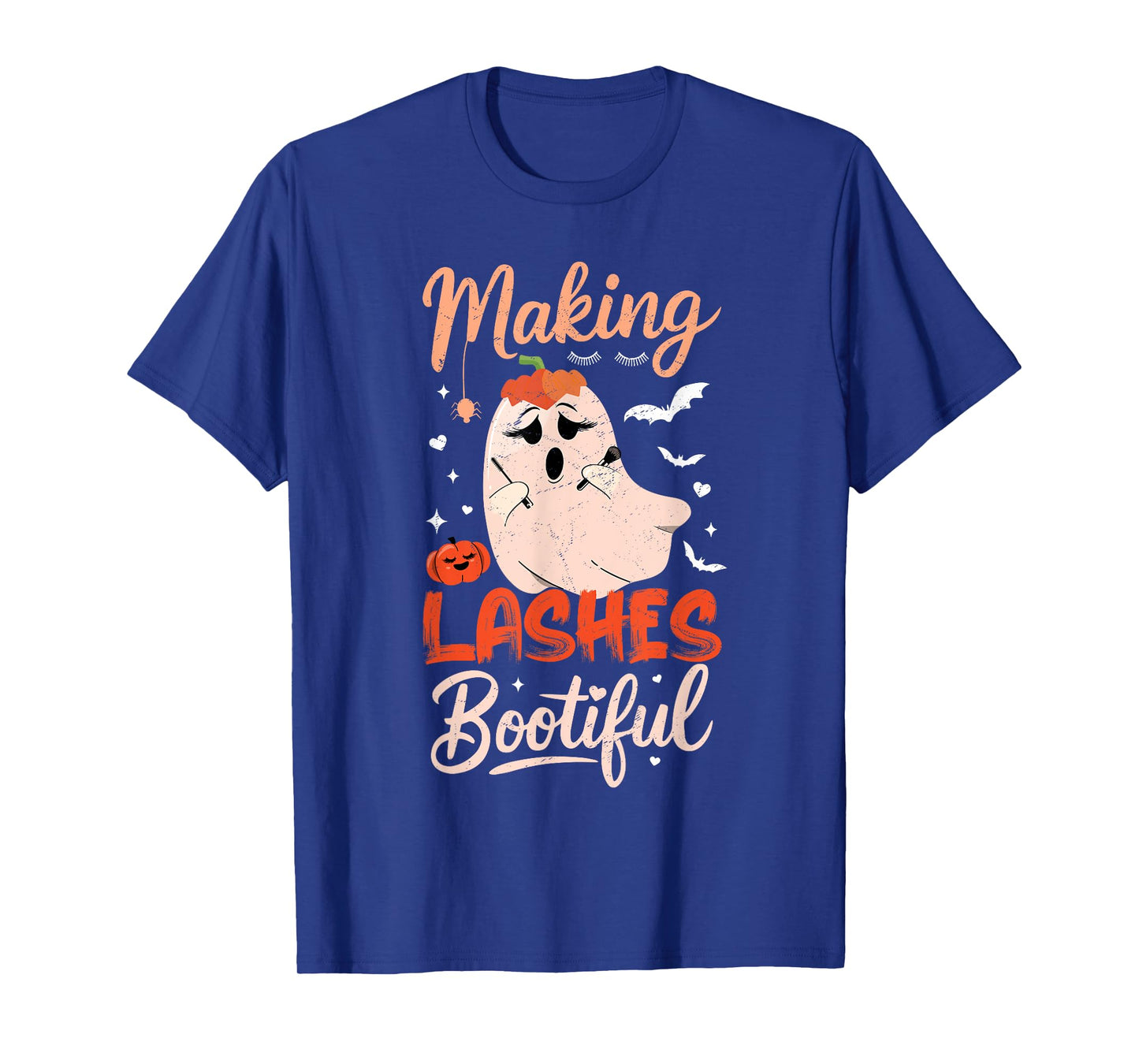 Funny Making Lashes Bootiful Halloween Costume Lash Tech T-Shirt