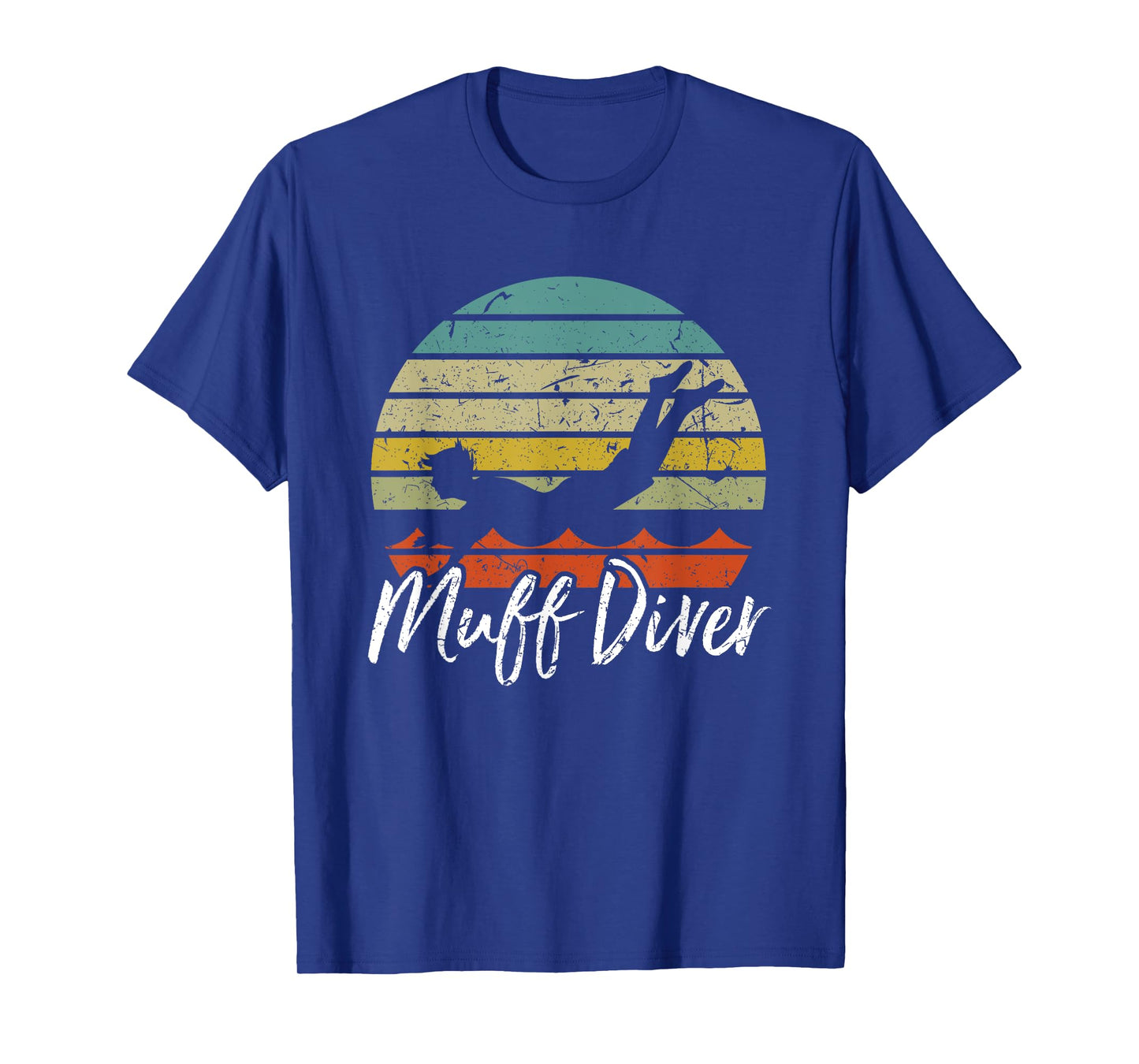 Funny Sexual Adult Humor Muff Diver Design T-Shirt