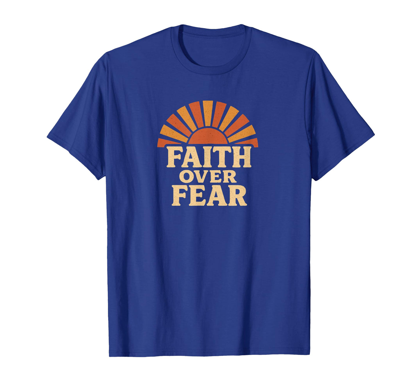 Faith Over Fear Inspirational Bible Verse, Religious T-Shirt