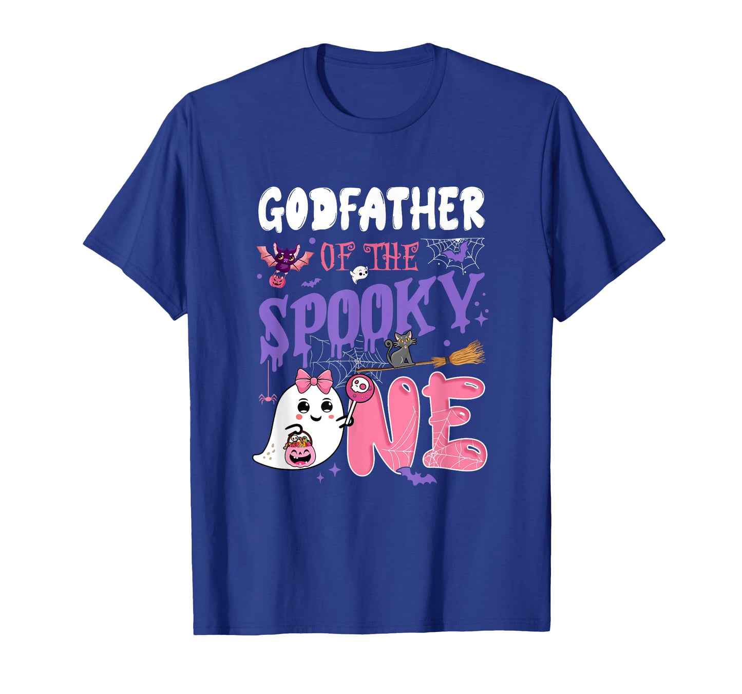 Godfather Of The Spooky One 1St Birthday Girl Halloween T-Shirt
