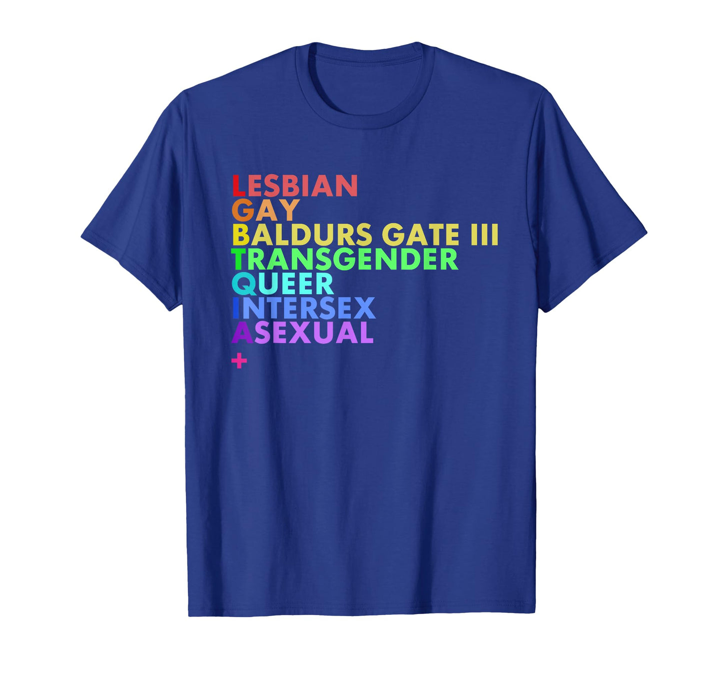 Lesbian Gay Baldurs Gate Iii Transgender Queer Intersex T-Shirt