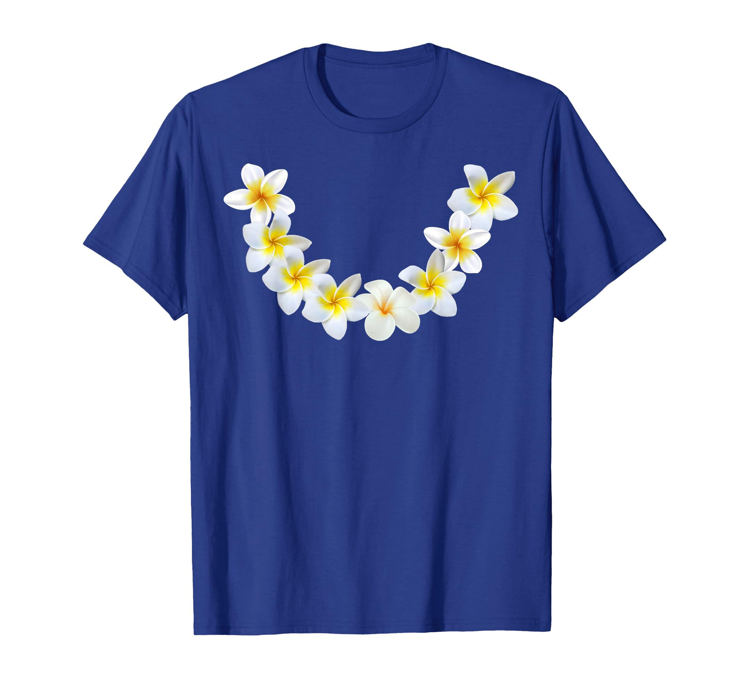 HAWAIIAN Souvenir Hula Luau Plumeria Lei T-Shirt