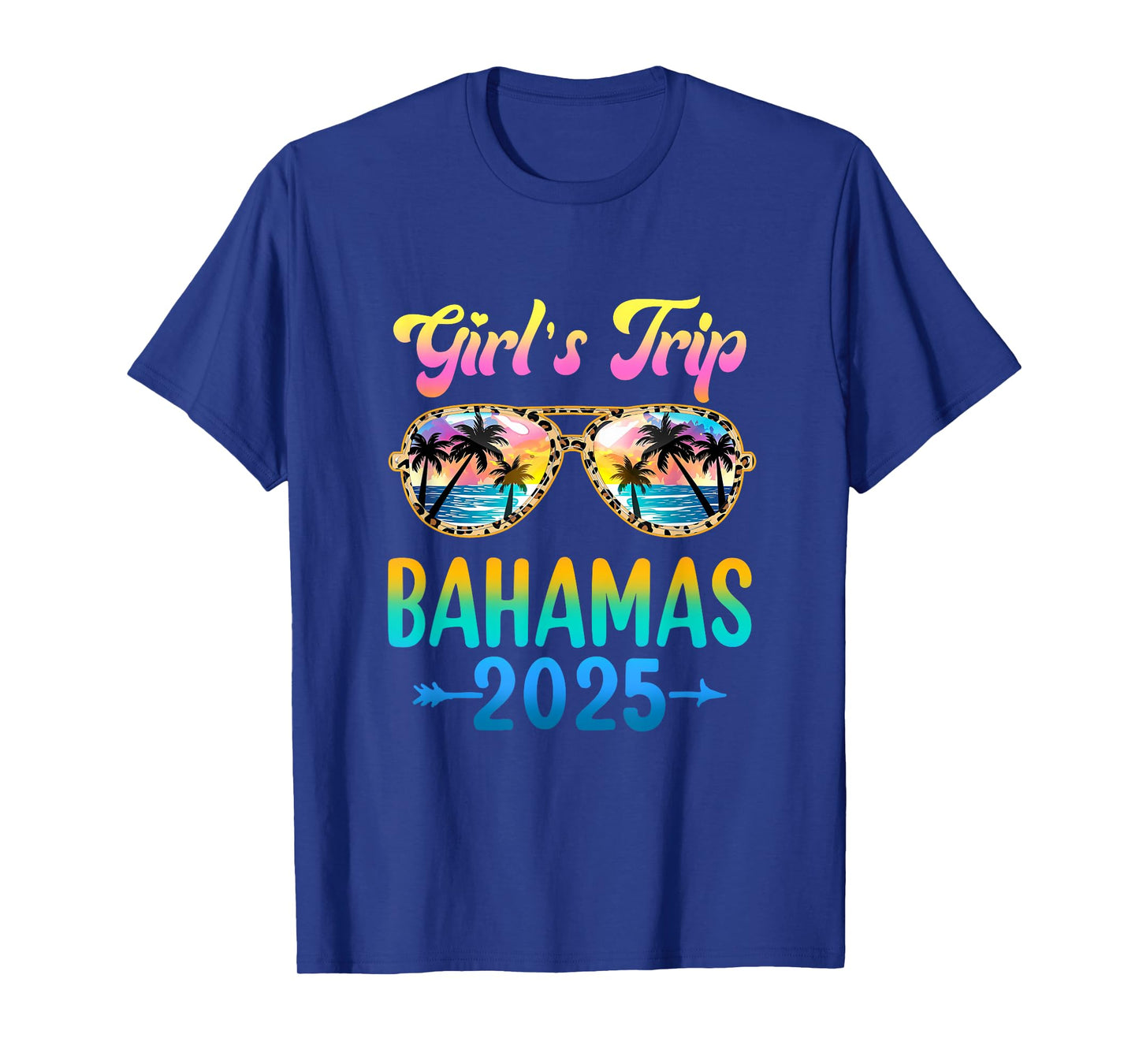 Girl's Trip Bahamas 2025 Summer Vacation Sunglasses T-Shirt