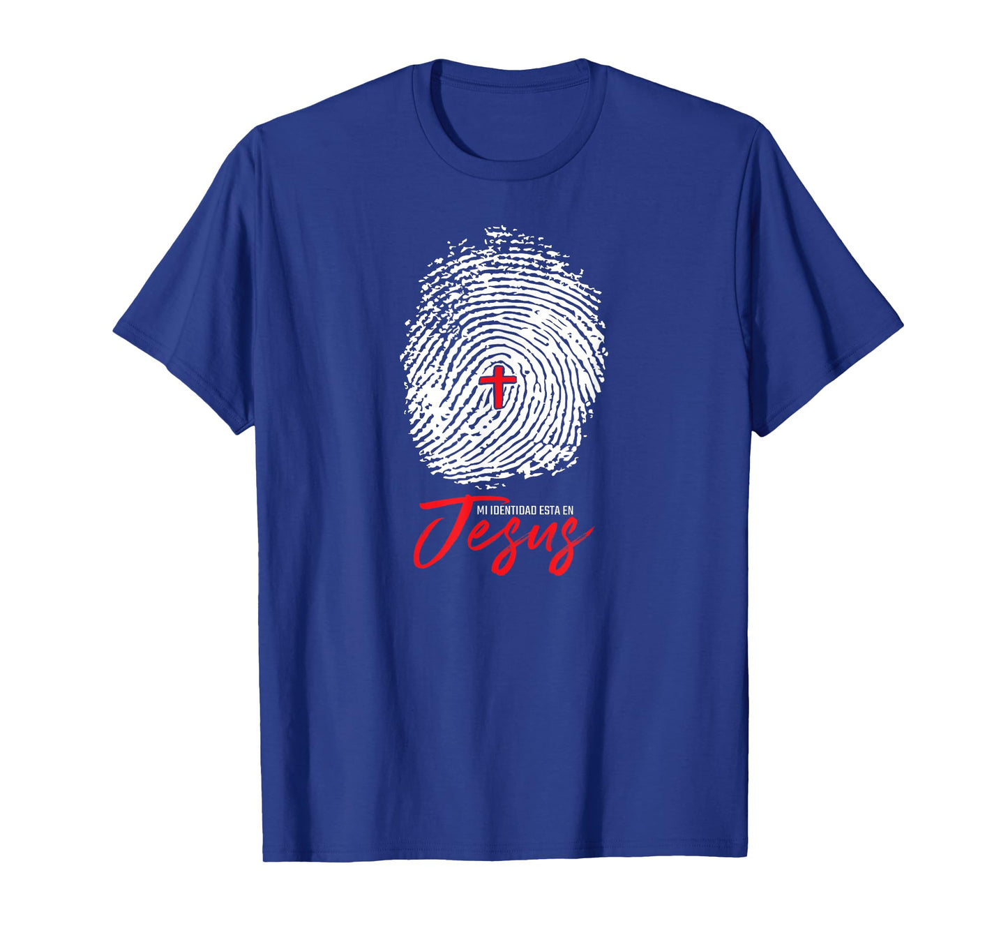 Mi Identidad en Jesus Tshirt Faith Inspirational Tees T-Shirt