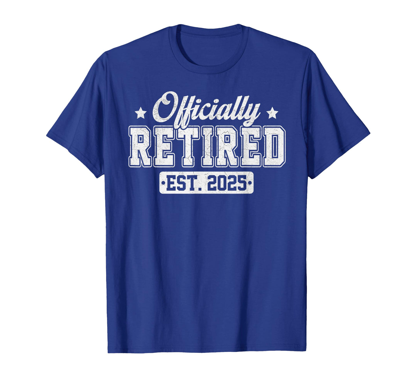 Vintage Officially Retired 2025 Funny Retirement 2025 Humor T-Shirt