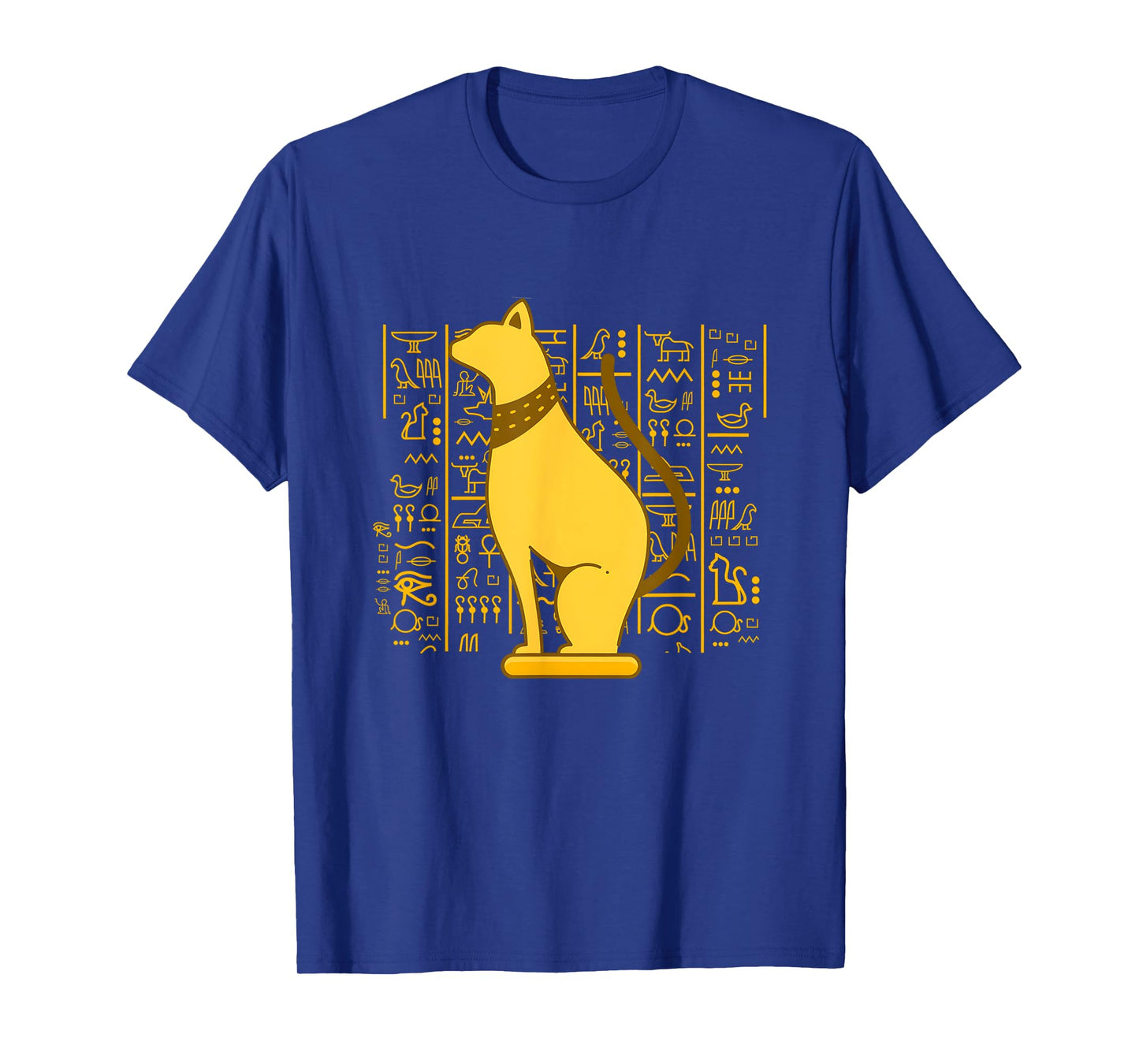 Bastet Ancient Egypt Cat God Hieroglyphic Egyptian History T-Shirt