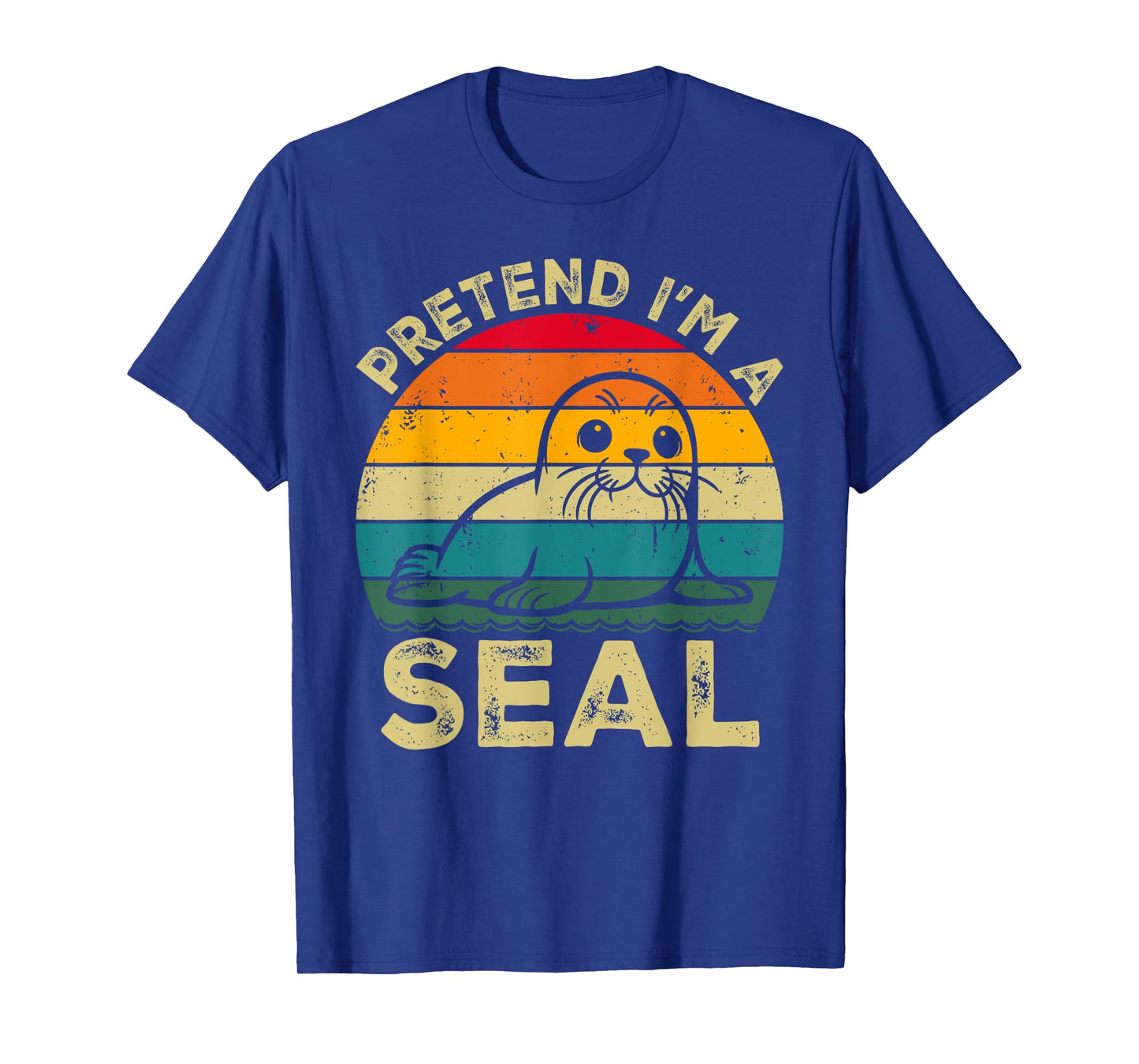 Pretend I'm A Seal Lazy Halloween Costume T-Shirt