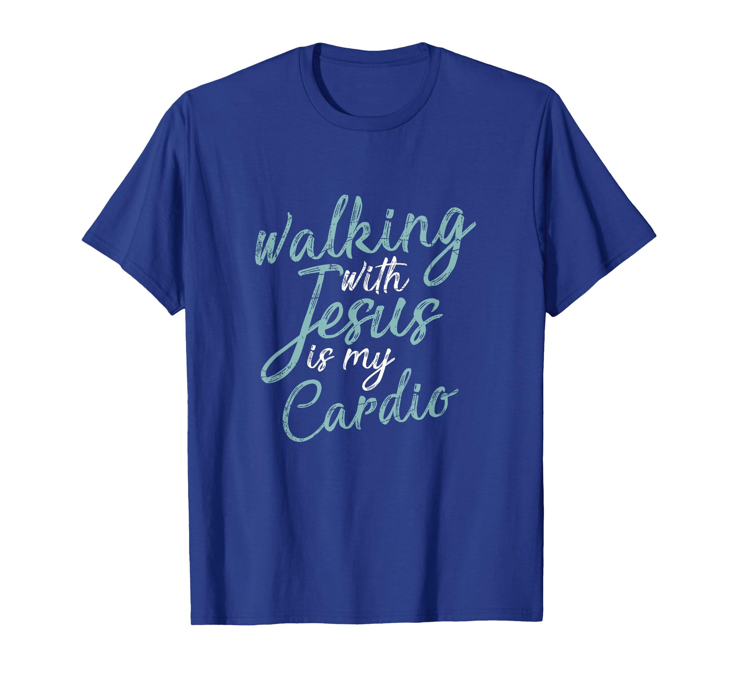 Funny Christian Workout Cardio Gift Jesus Christ Prayer T-Shirt