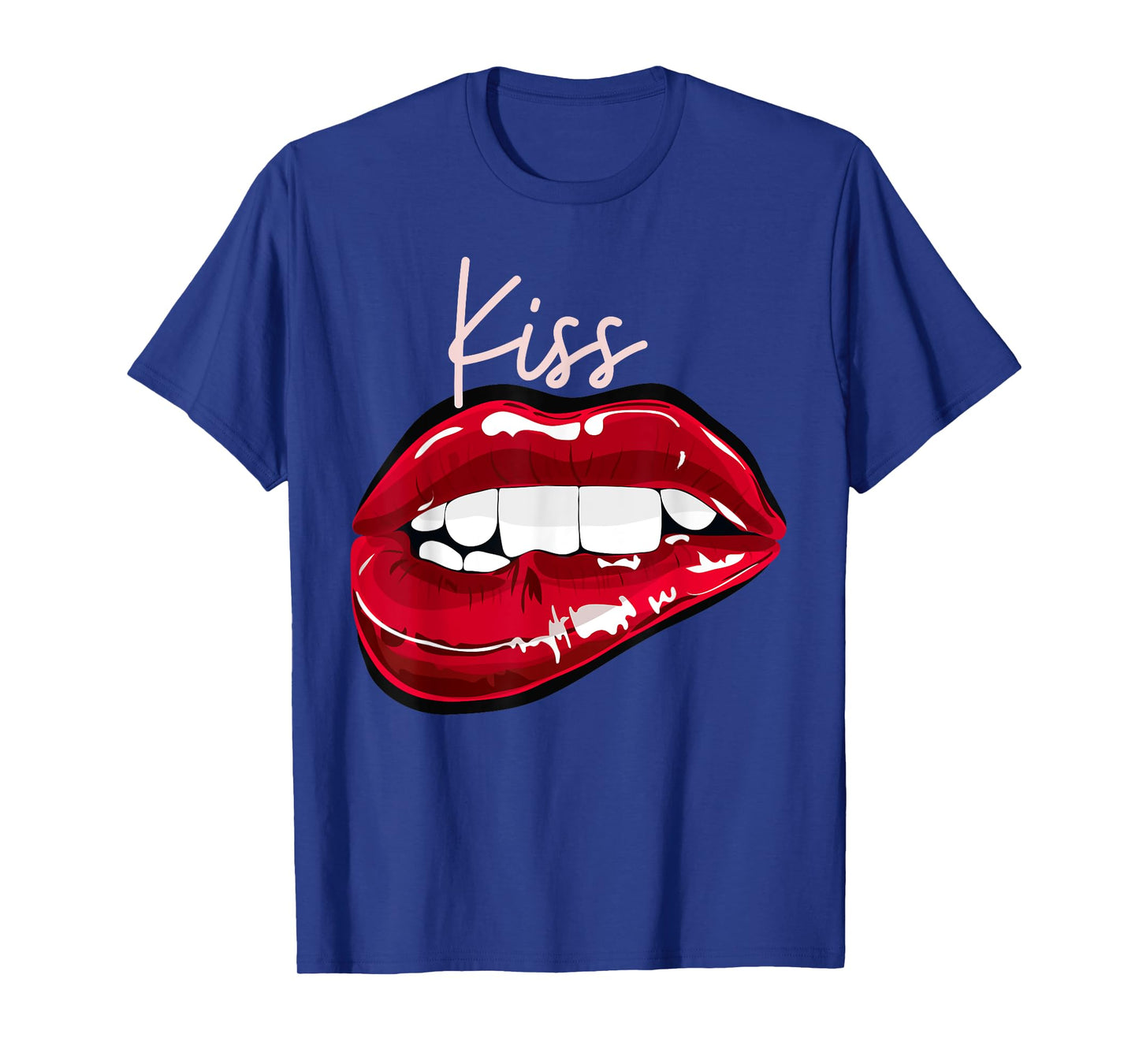 Kiss Lips Funny Unisex Design For Men Women Tee T-Shirt