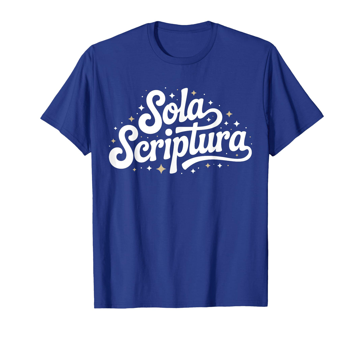 Retro Sola Scriptura Reformed Christian Theology Design T-Shirt