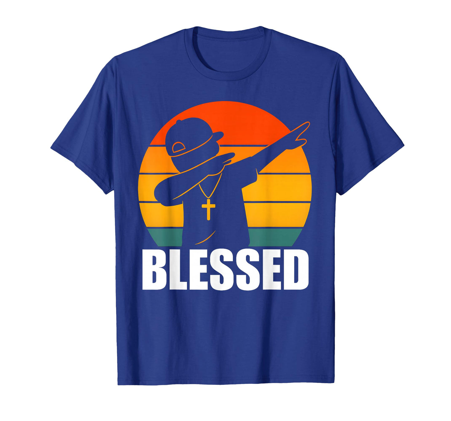 Blessed Dabbing Boy Modern Hip Hop Christian Kids Boys Tween T-Shirt