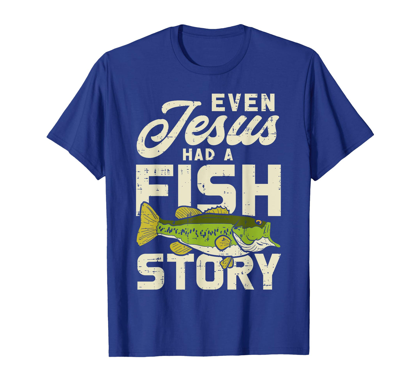 Jesus Fish Story Fisherman God Christ Fishing Christian Gift T-Shirt