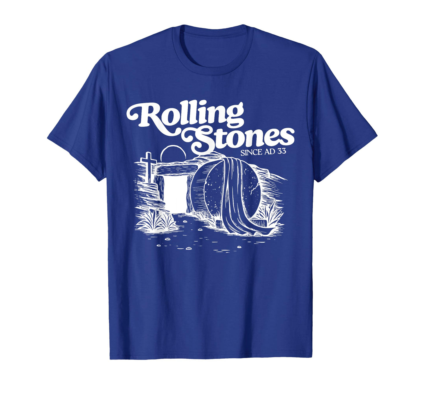 The Stone Was Rolled Away He Is Alive Retro Christian Easter T-Shirt