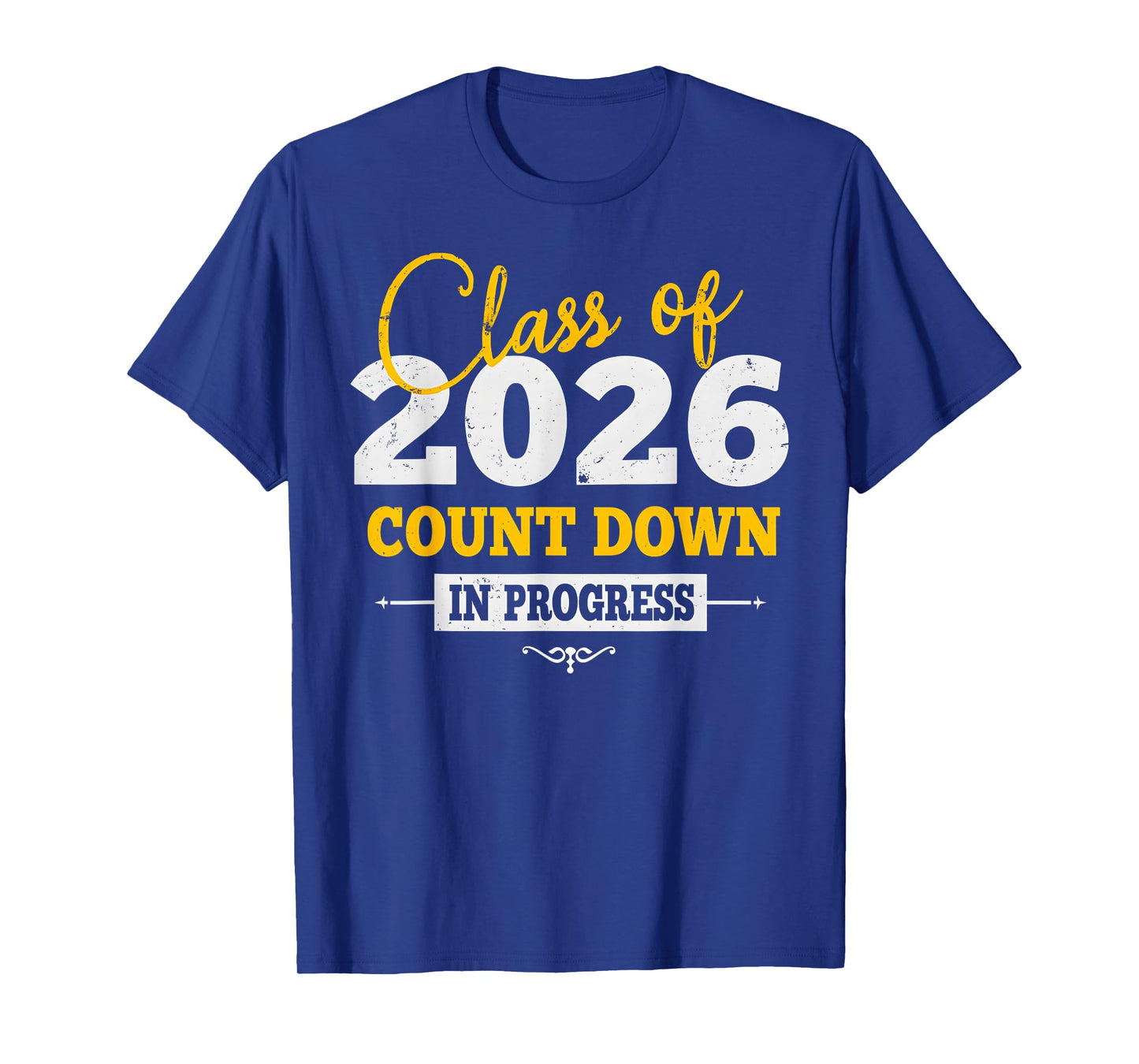 Class Of 2026 Countdown First Day Senior Back To School 2025 T-Shirt