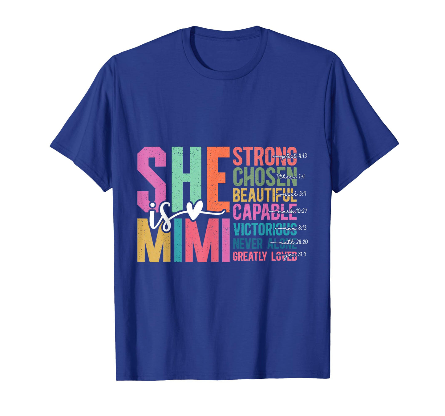 She is Mimi Christian Mother's Day Present For Grandma Women T-Shirt