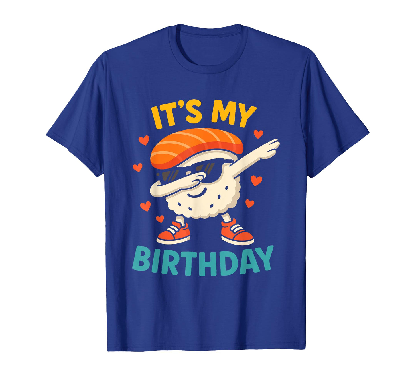 It's My Birthday Dabbing Sushi Kawaii Birthday Party T-Shirt