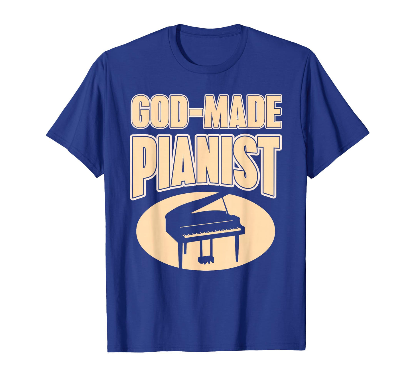 Faith-Based Pianist Christian Music Inspiration T-Shirt