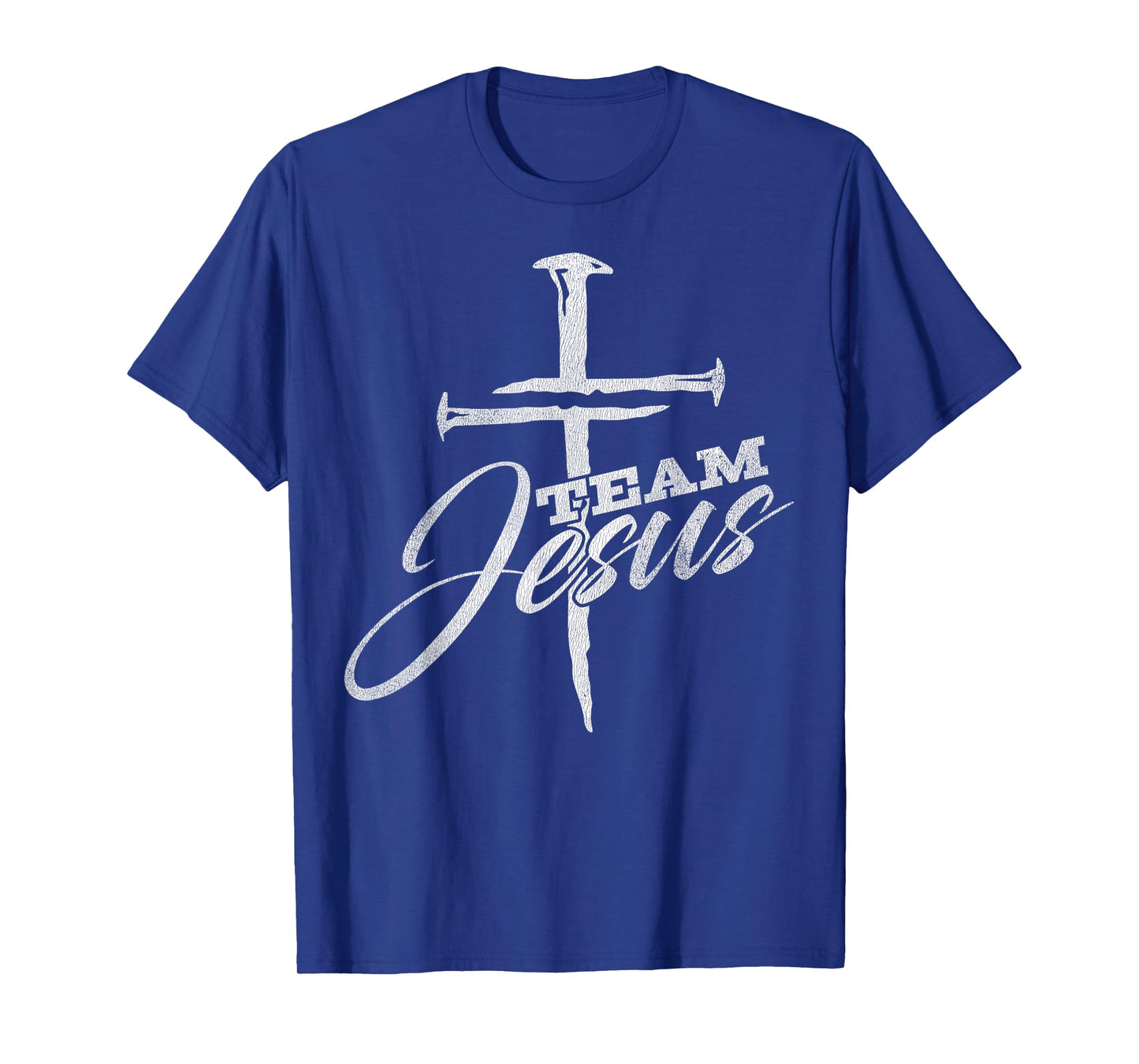 Vintage Cross Team Jesus Christian Tee T-Shirt