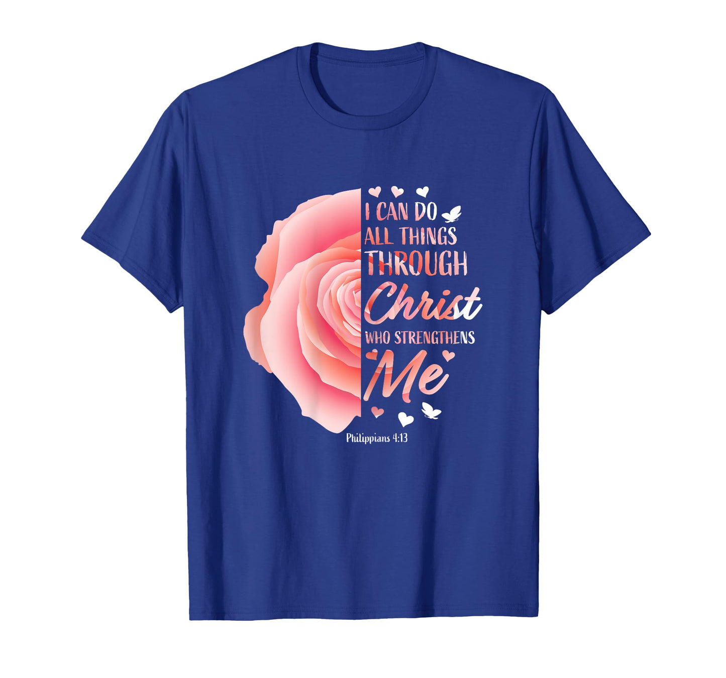 Philippians 4 13 Christian Bible Verse Religious Gifts Women T-Shirt