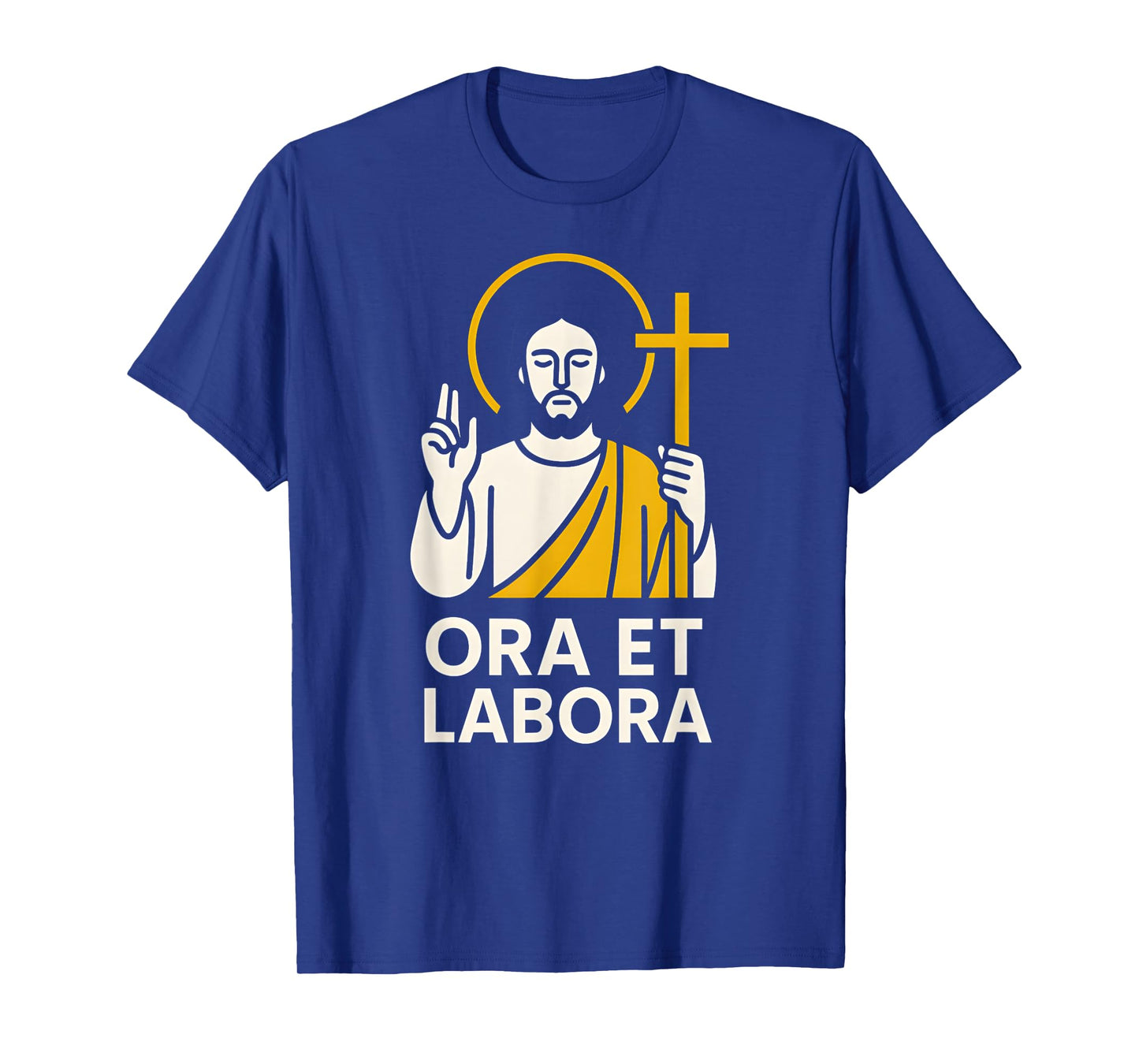 Catholic Ora et Labora Vintage Mens Surgery Recover T-Shirt