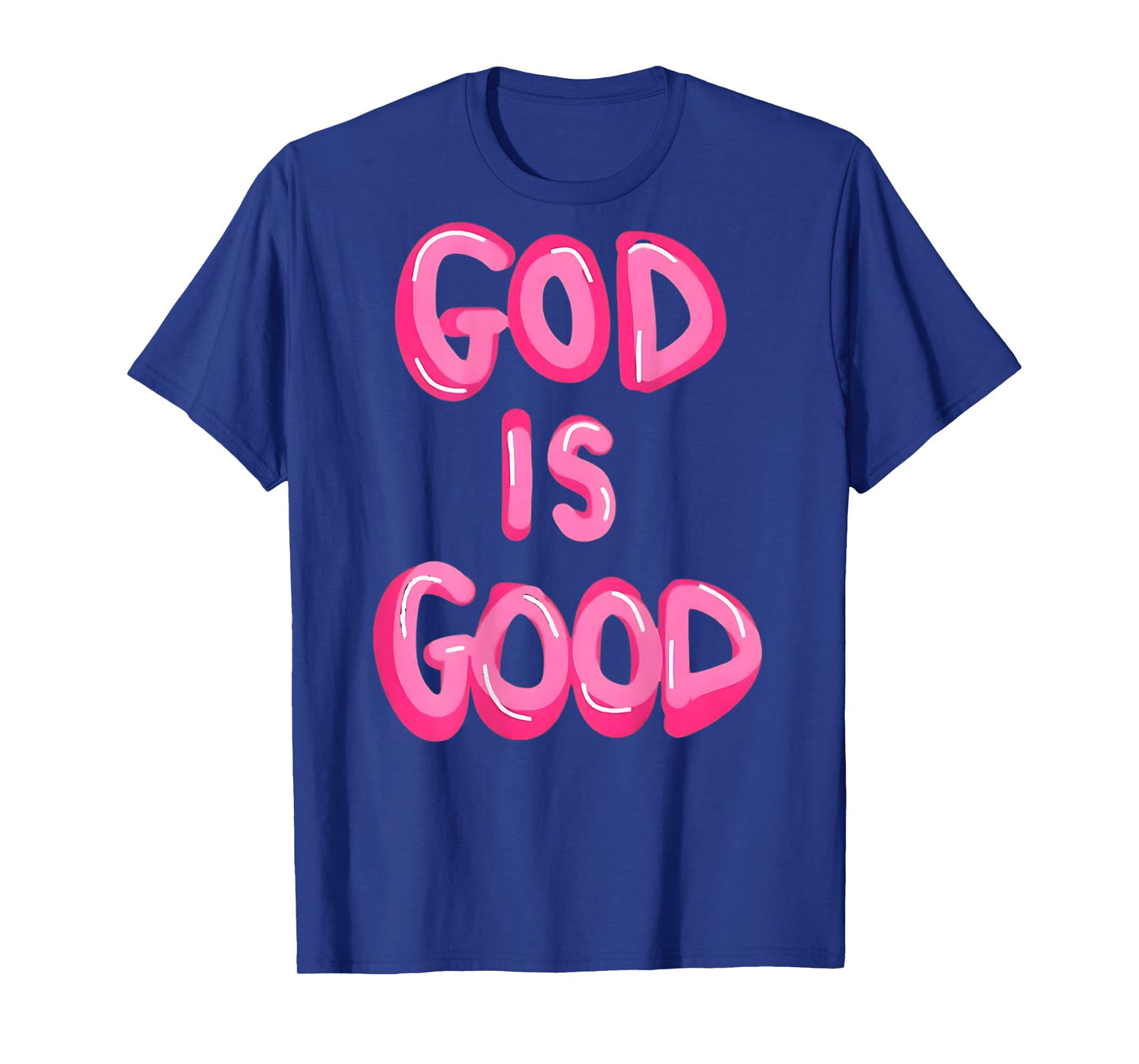 Faithful and Blessed Christian Apparel & Gifts God is Good Inspiring Faith Christian Design Unisex Adult T-Shirt