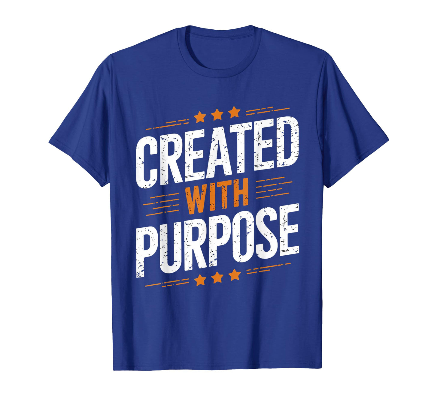 Created With Purpose Gospel Christian Pray Faith Bible Verse T-Shirt