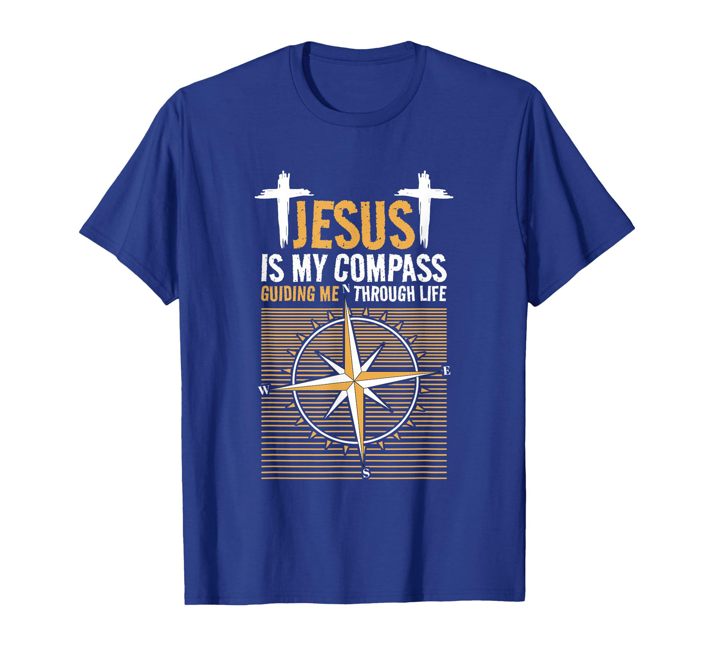 Jesus Is My Compass Guiding Me Through Life, Christian Faith T-Shirt