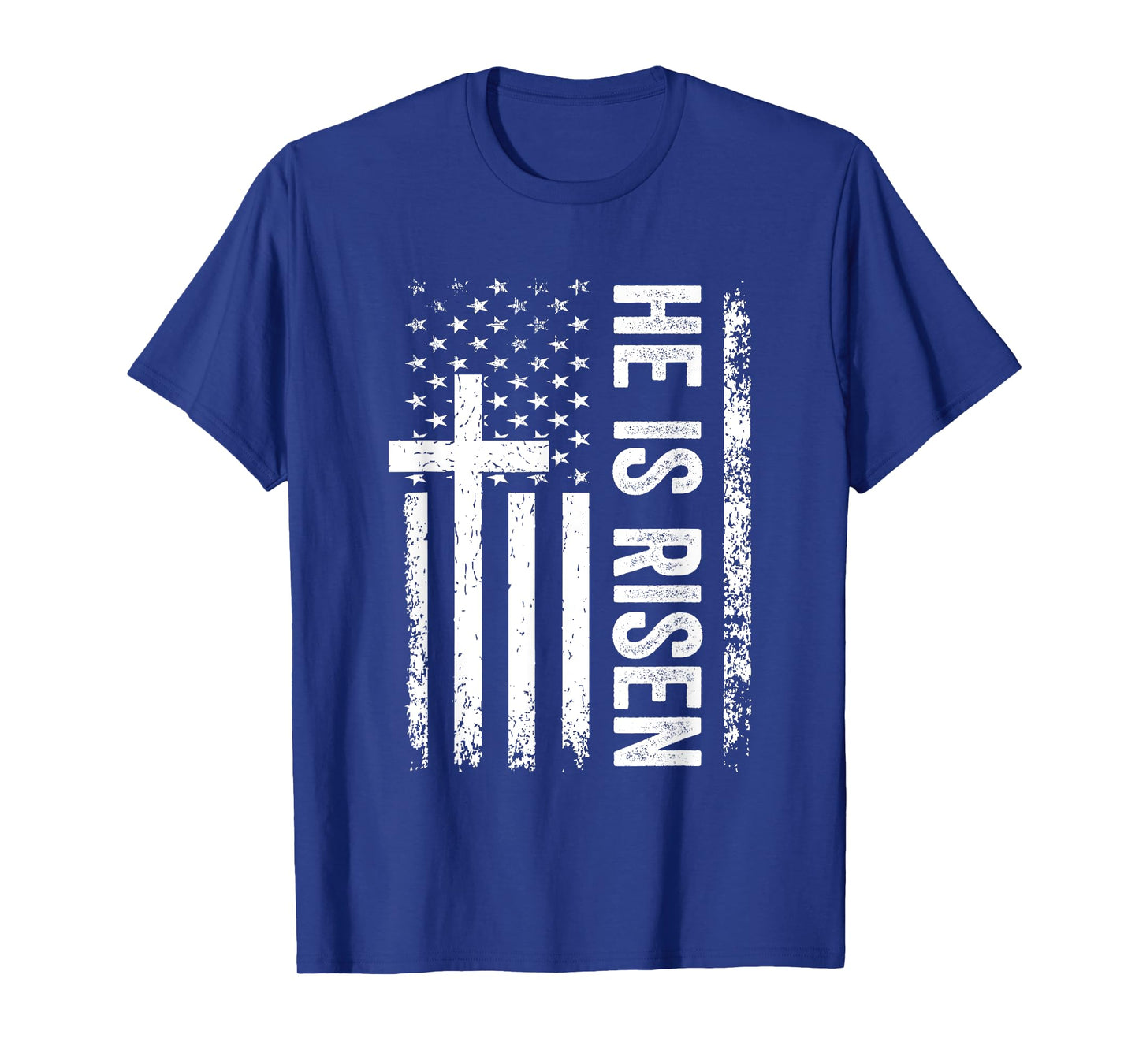 He Is Risen Christian Faith Religious Jesus Cross T-Shirt