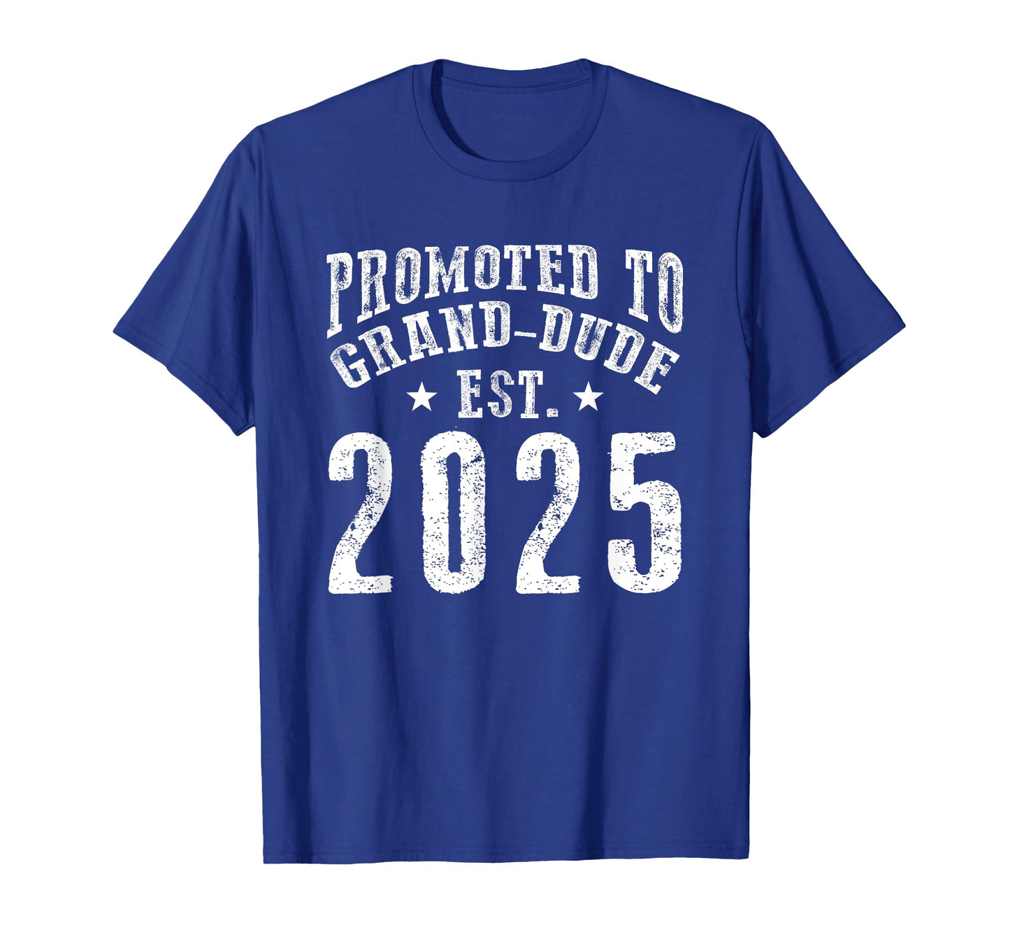Promoted To Grand-Dude Est 2025 New Coming Grandpa To Be 25 T-Shirt