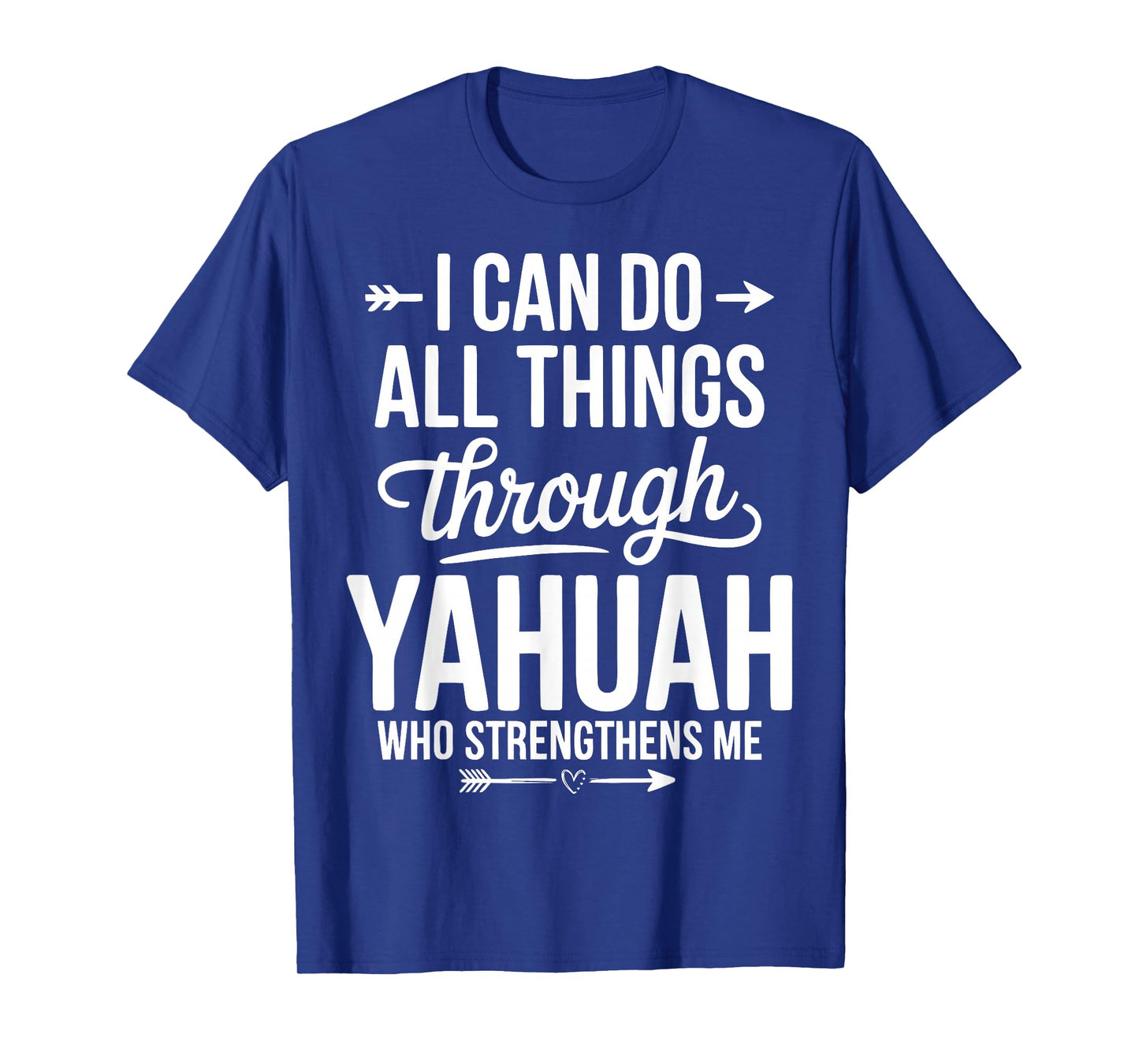 Hebrew Lion of Judah Yahuah Yahusha Faith Strength T-Shirt