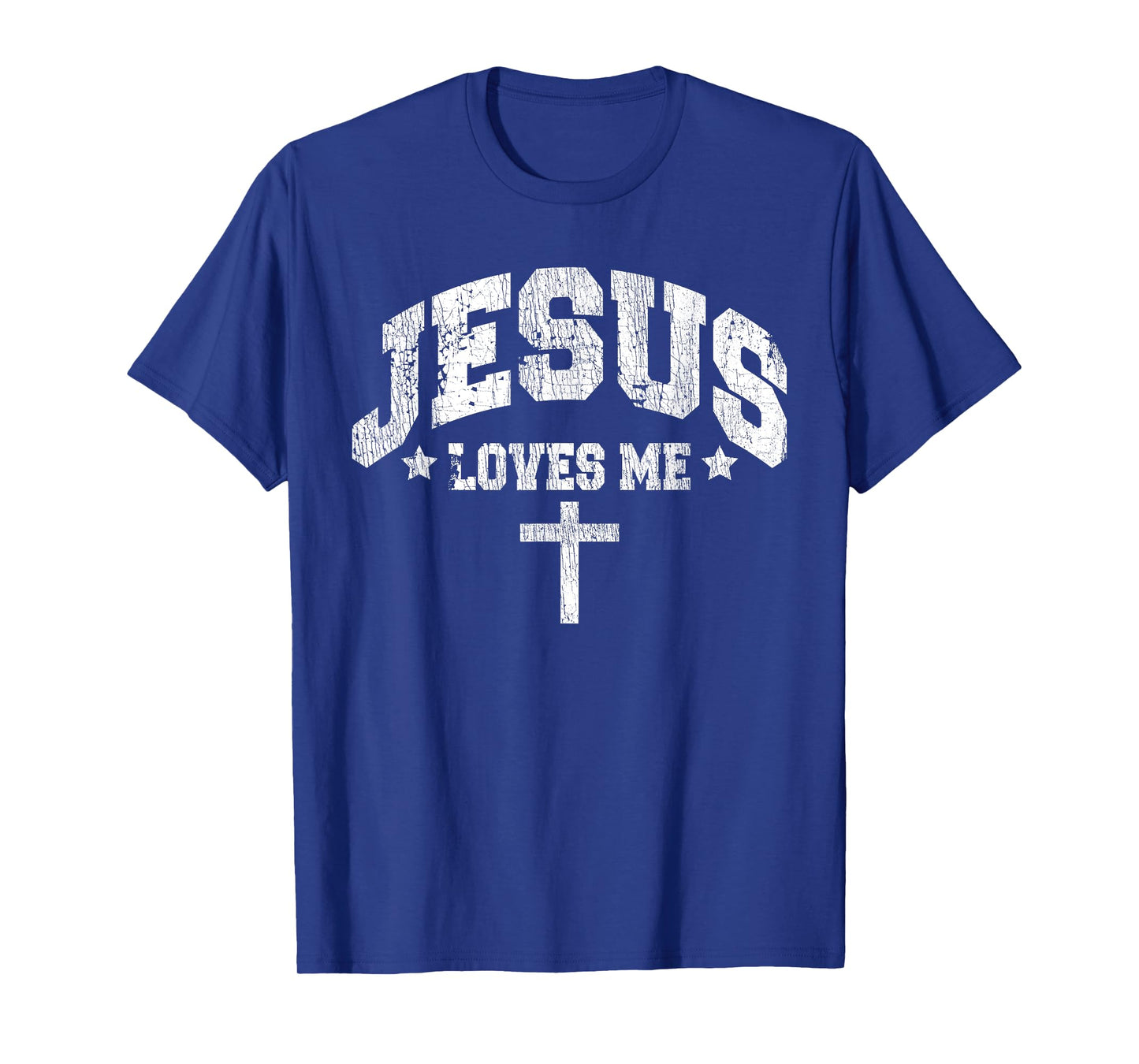 Jesus Loves Me Vintage Style Men Womens T-Shirt