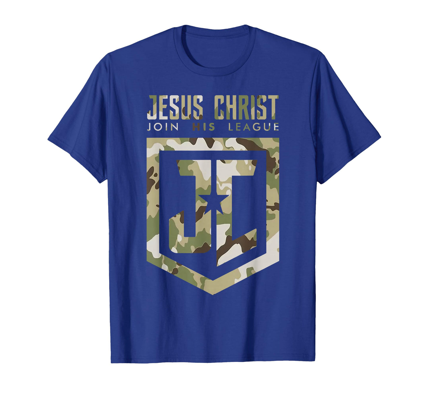 Retro Christian Quote Jesus Christ Redleg Camo T-Shirt
