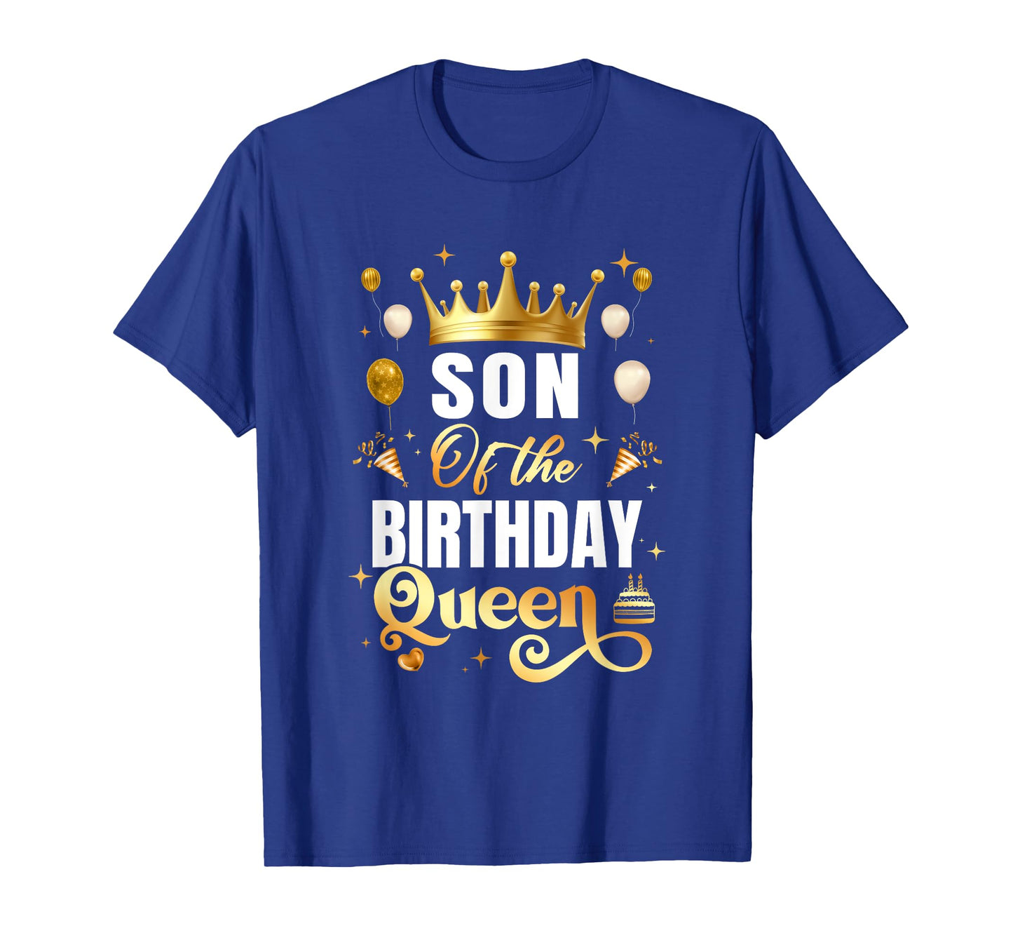 Son Of The Birthday Queen Funny Matching Birthday Party T-Shirt