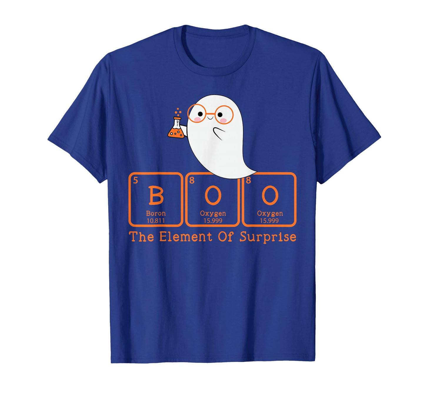 Chemistry Boo The Element Of Surprise Cute Chemist Halloween T-Shirt
