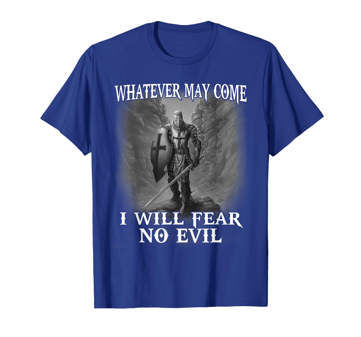 Christian Warrior Knight Templar Prayer To Evil T-Shirt