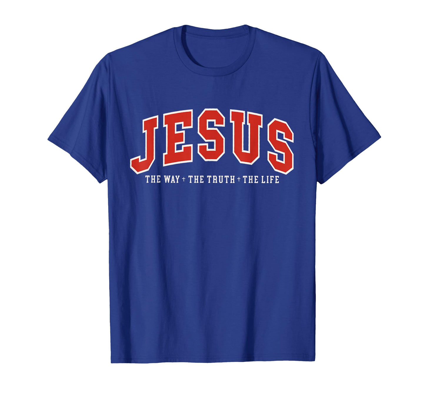 Retro Jesus The Way The Truth The Life Bible Verse T-Shirt