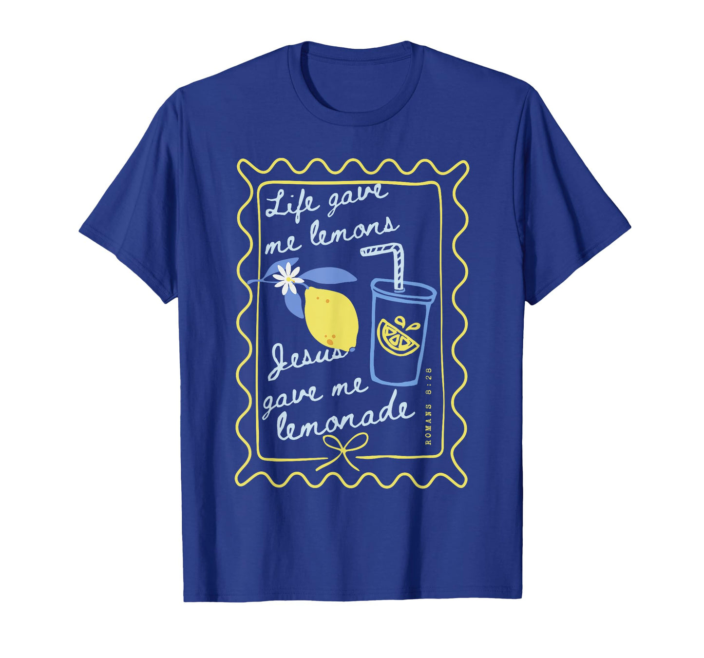 Life Gave Me Lemons Jesus Gave Me Lemonade Boho Floral Style T-Shirt