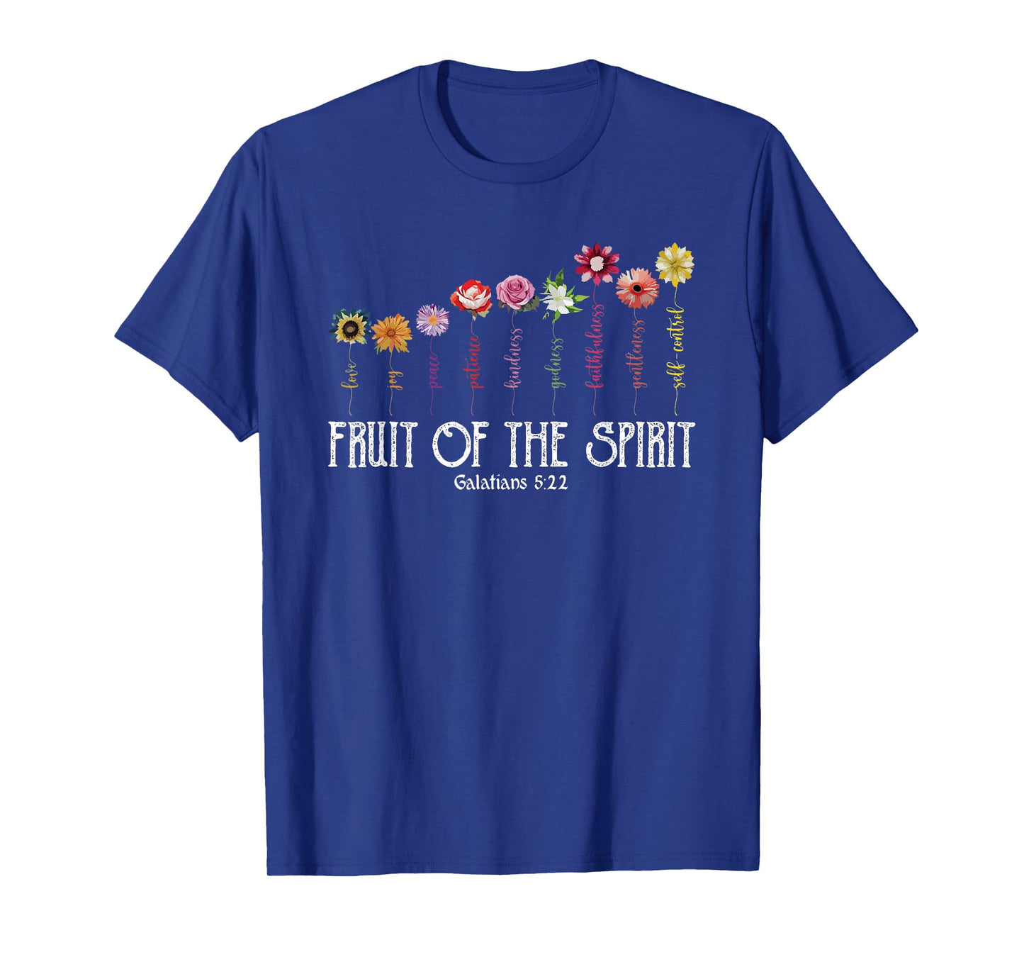 Fruit Of Spirit Floral Religious Christian T-Shirt