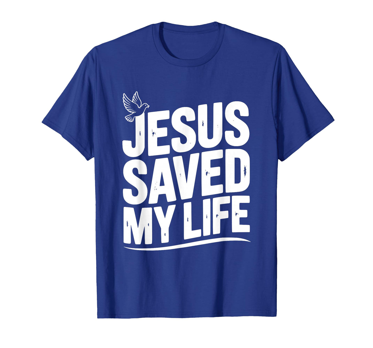 Jesus Saved My Life Inspirational Christian Faith T-Shirt