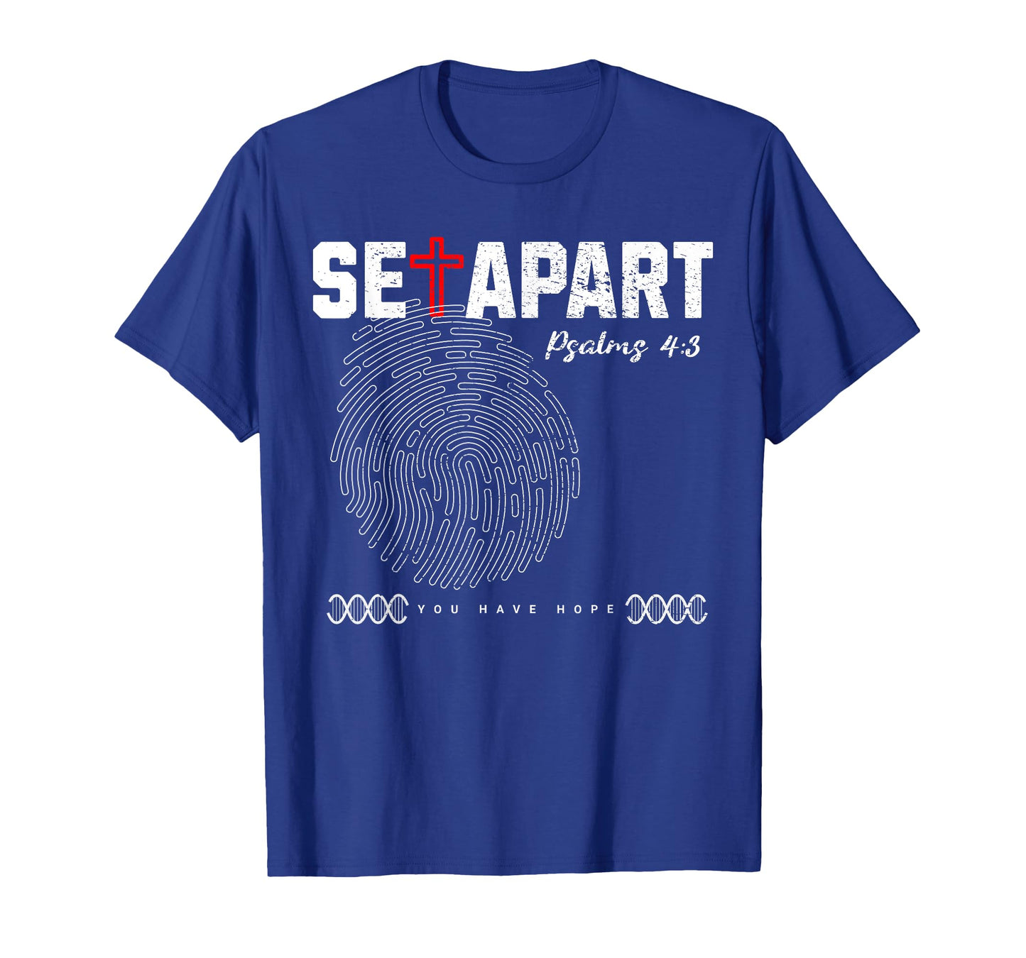 Set Apart Christian Identity Tee For Men Women Psalms Verse T-Shirt