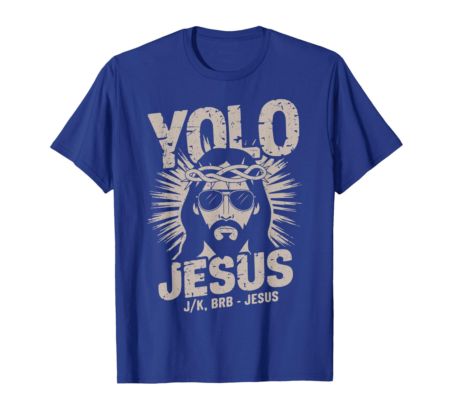 Funny Yolo JK BRB Jesus Christian Easter Teen Boy Toddler T-Shirt