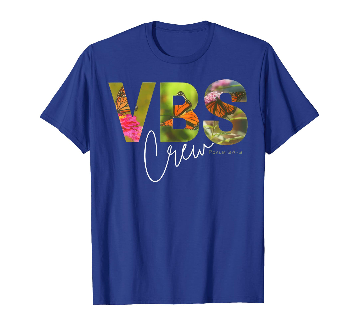 VBS Crew VBS 2025 Psalm 34:3 Vacation Bible School Magnified T-Shirt