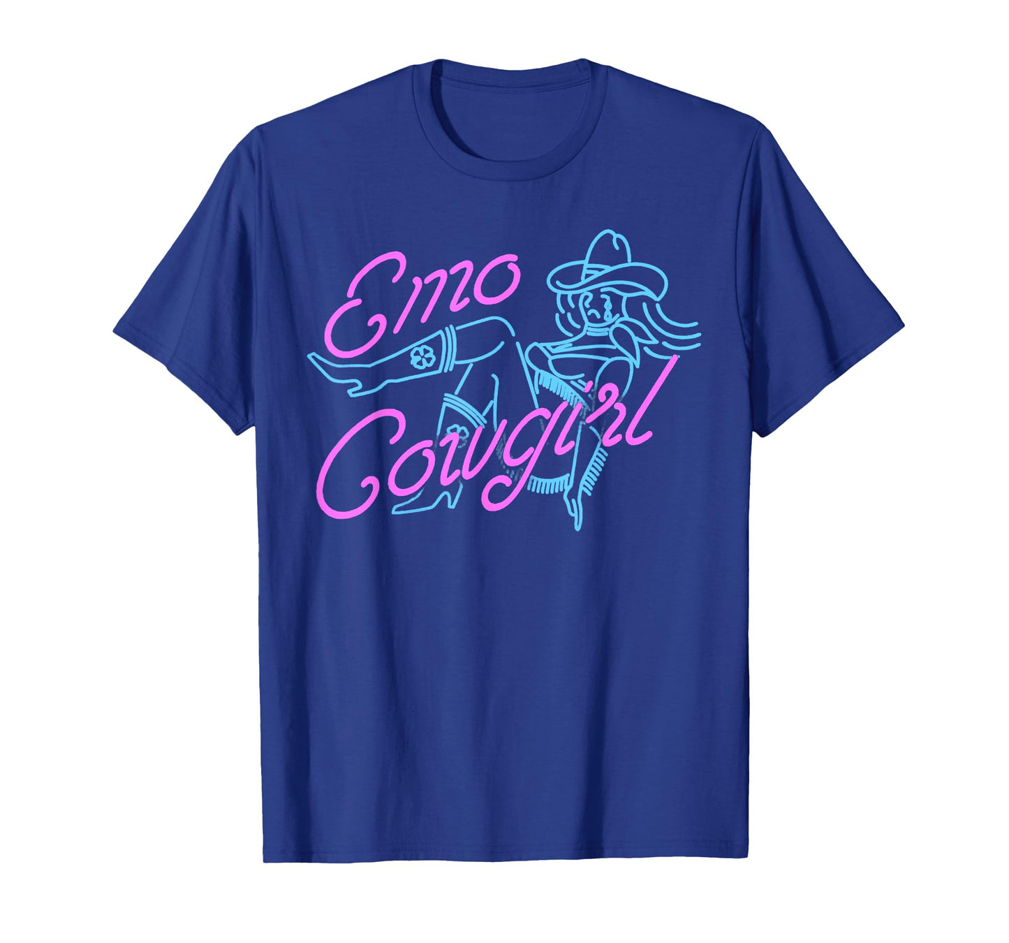 Retro Basic Funny Emo Cowgirl Quote Relax Tim Sexy T-Shirt
