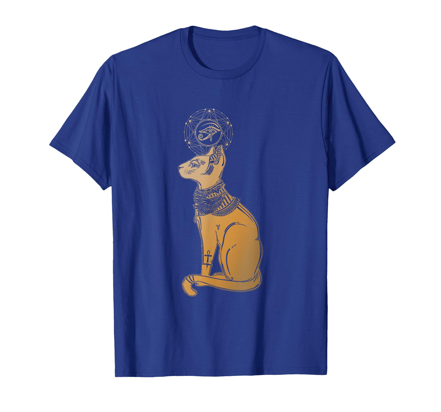 Bastet Ancient Egypt Cat God Hieroglyphic Egyptian History T-Shirt