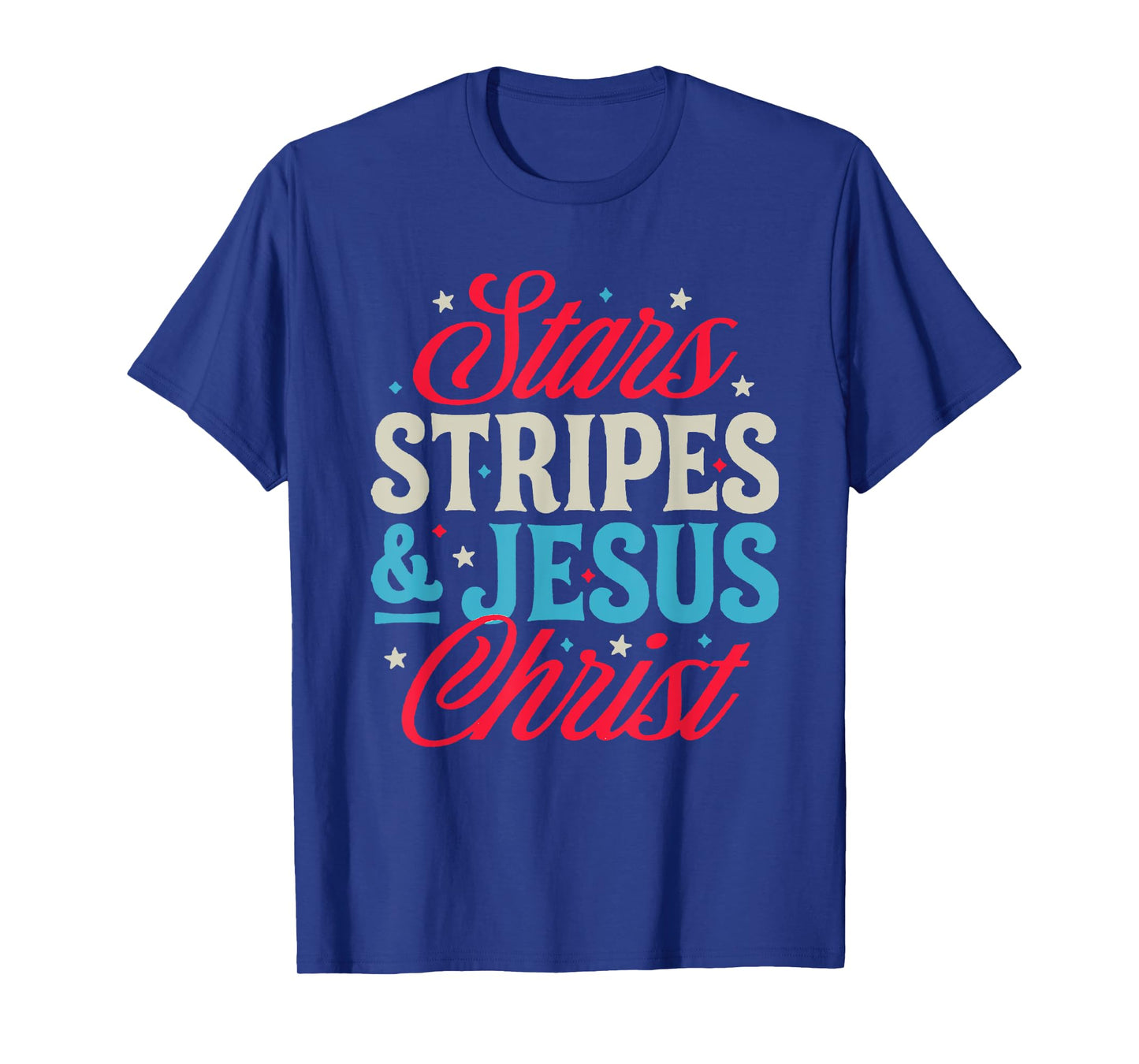 Stars Stripes & Jesus Christ T-Shirt