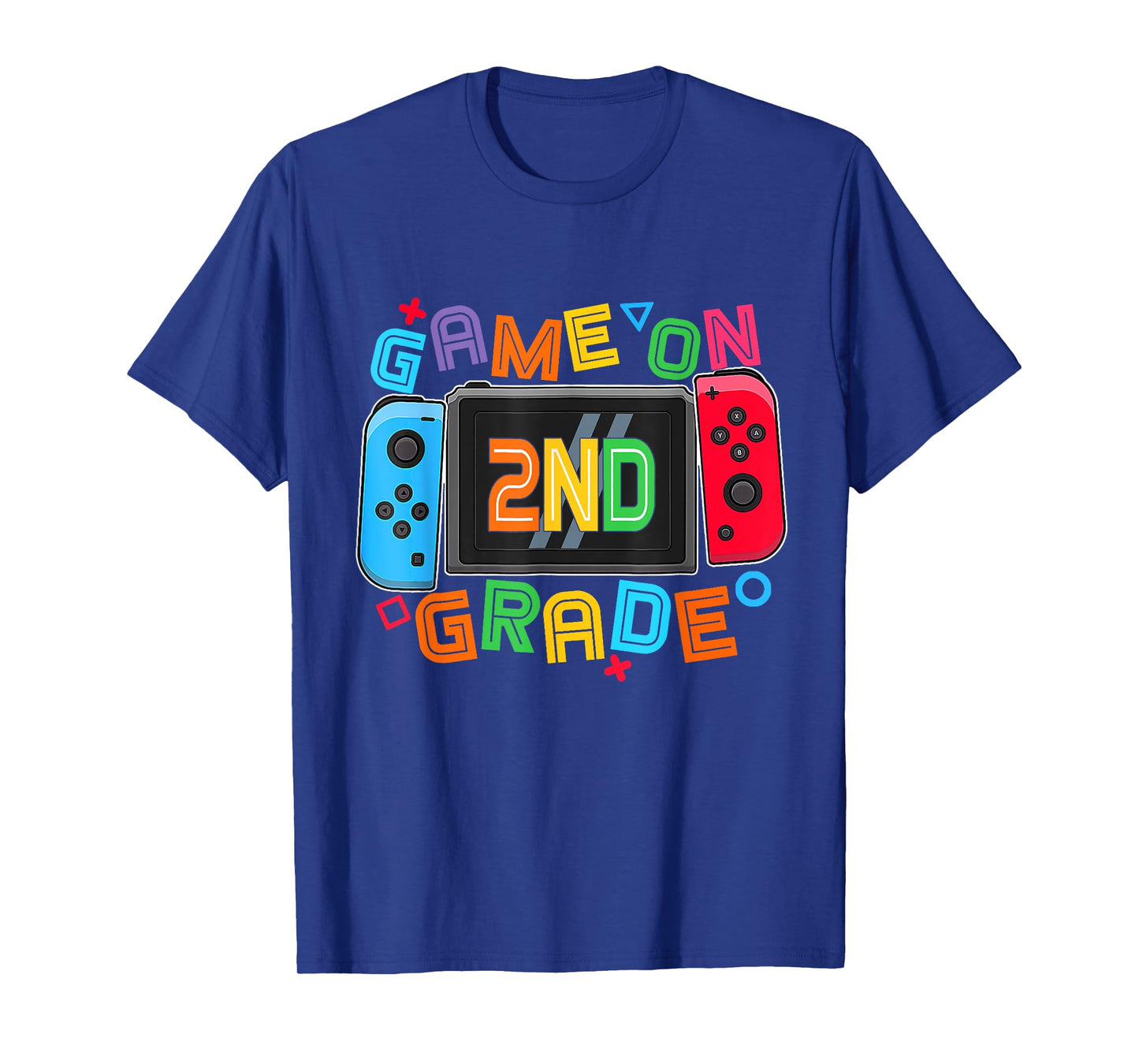 Game On 2nd Grade Gamer Boys Kids Back To School First Day T-Shirt