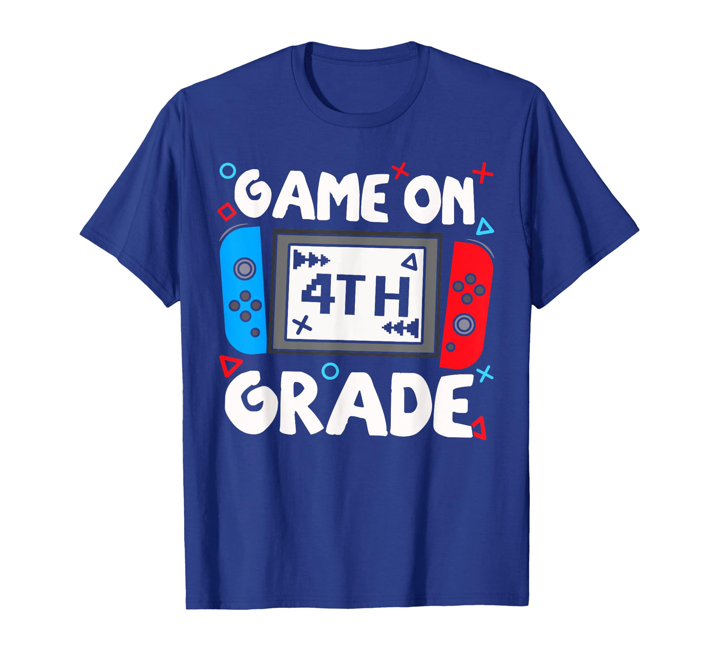 Funny Gamer Game On 4th Grade Back To School Kids Boys T-Shirt