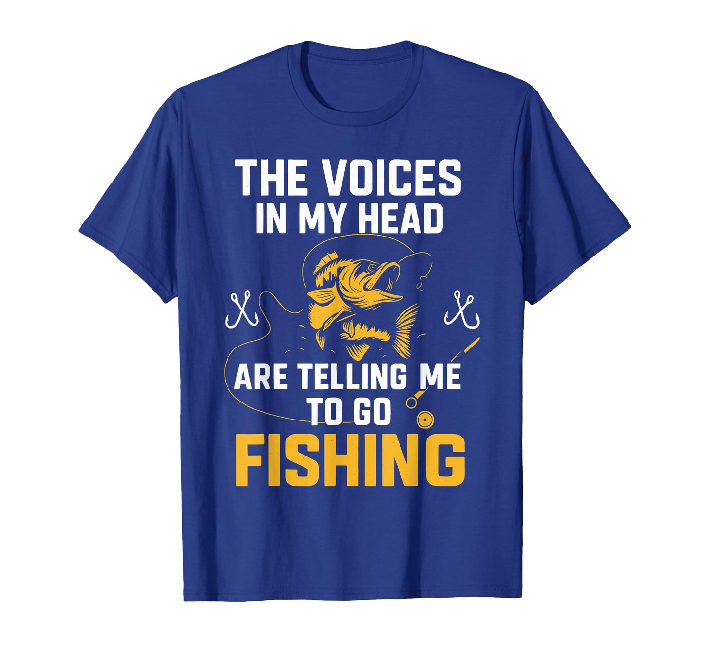 Funny Fishing Shirt – Fisherman Voices In My Head T-Shirt