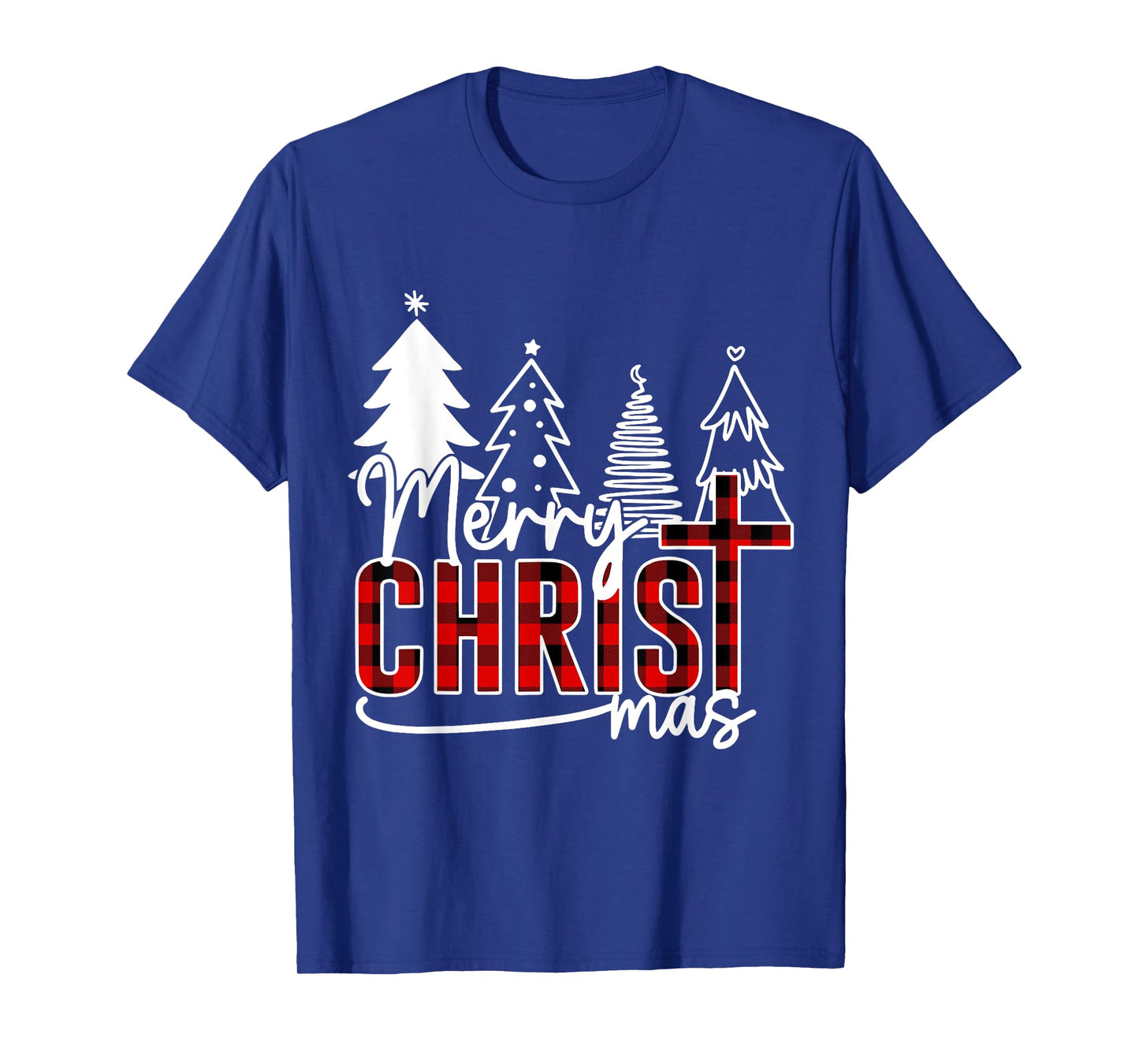 Merry Christ Mas Christian Jesus Christmas PJs Xmas Pajamas T-Shirt